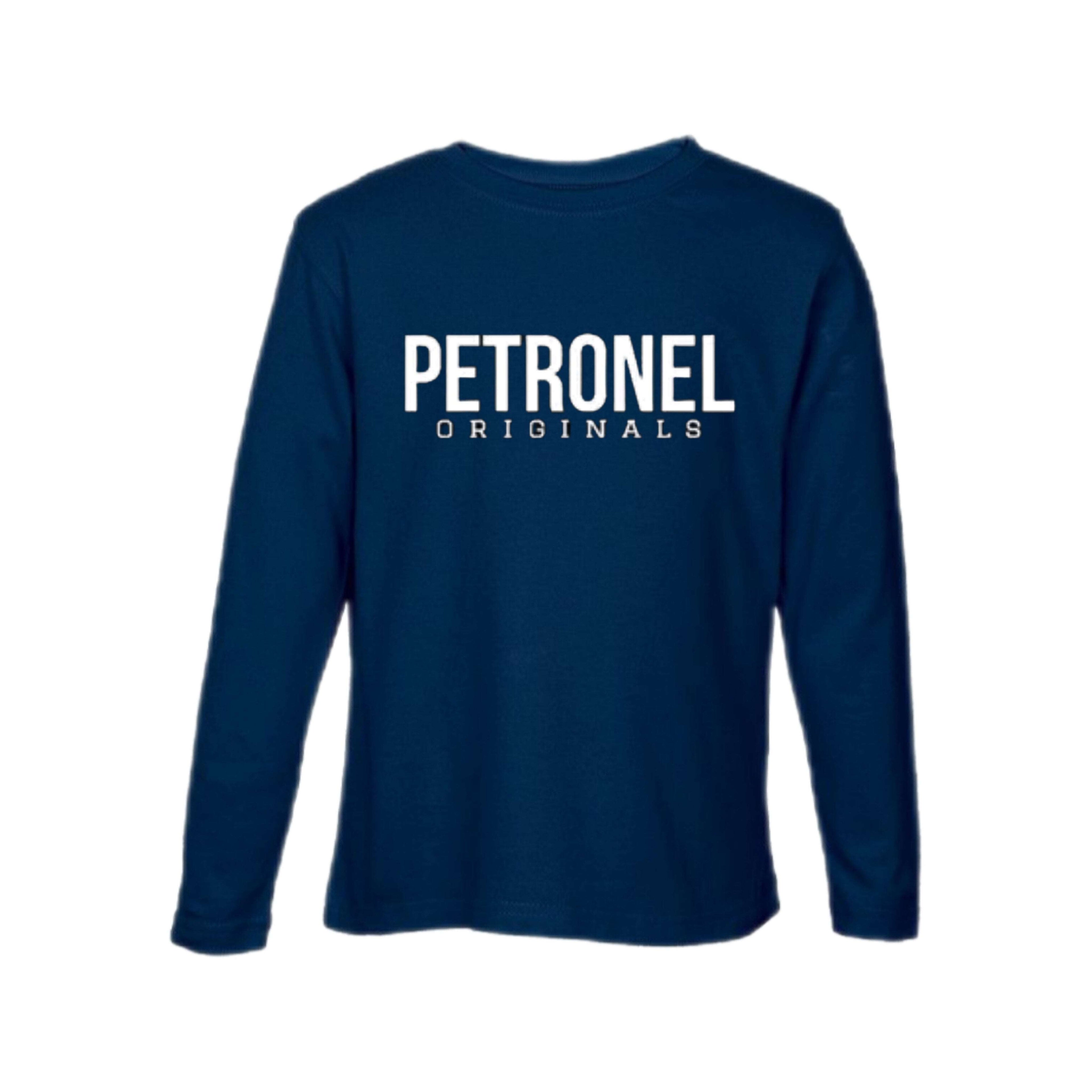 Petronel Originals Long Sleeve Navy Blue Tee - Petronel Clothing Boutique