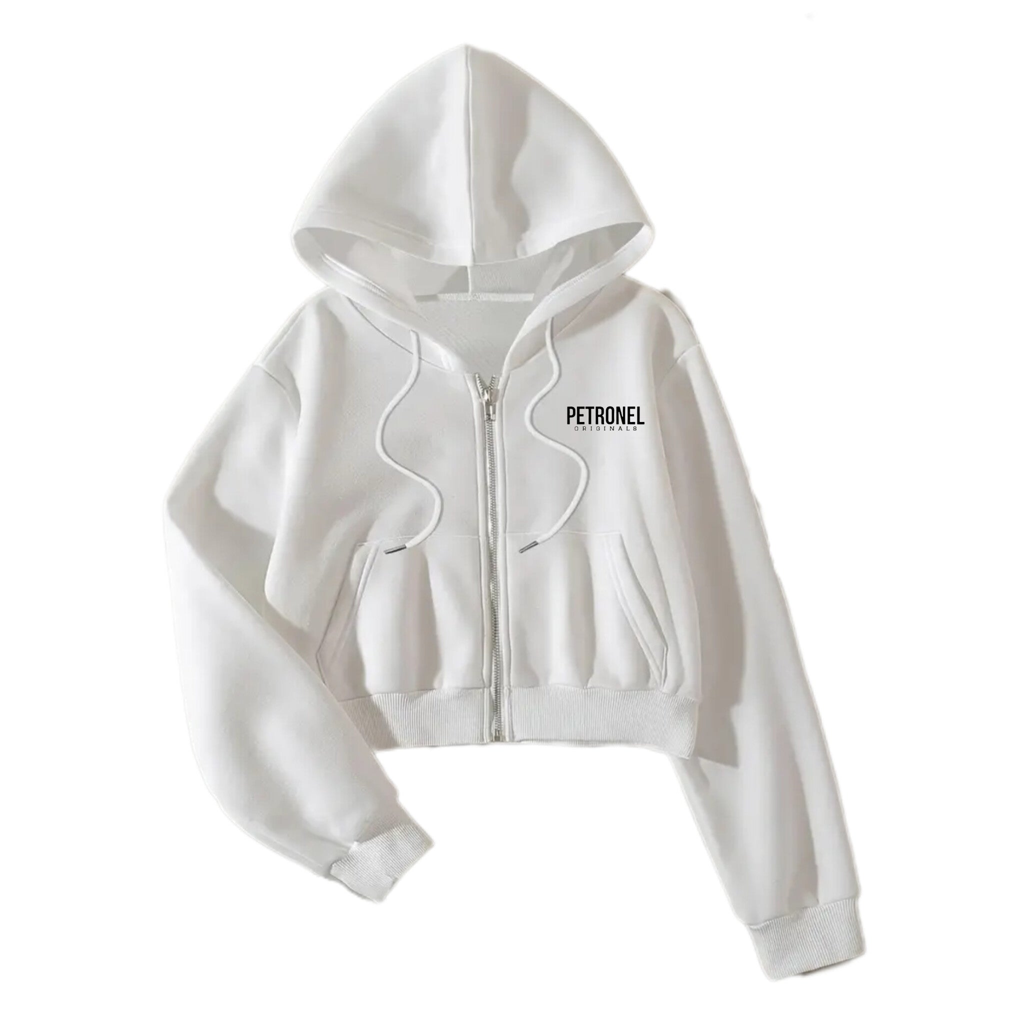 Crescent P White Pullover